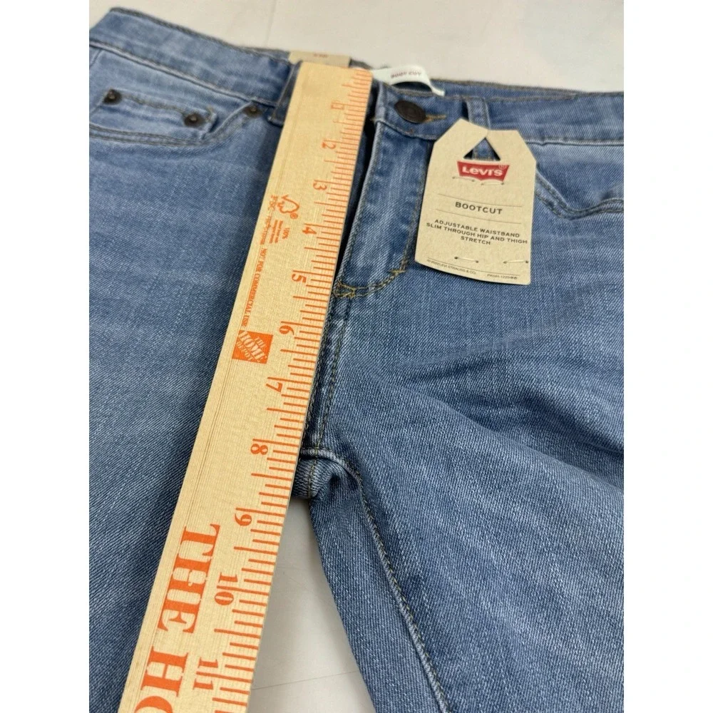 Girls Levi's Bootcut‎ Jeans Sz 10 Regular Fit Stretch Denim Blue – New With Tags